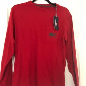Vineyard Vines Men’s Holiday Long Sleeve Tee